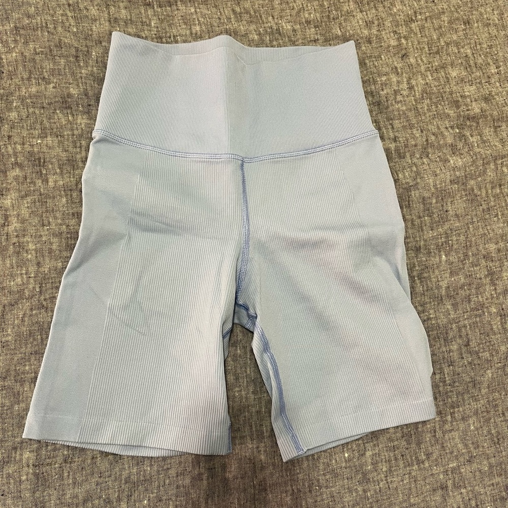 Athleta Ribbed Biker Shorts